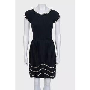 princess polly baby blue dress CHANEL | Dresses | Chanel Vintage Fall 995 Black Floral Lace Sweetheart  Bustier Dress